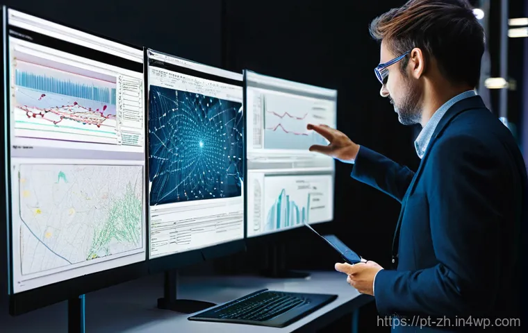 간학문적 연구의 데이터 분석 방법 - **Prompt:** A highly detailed illustration of a professional individual, dressed in smart business a...