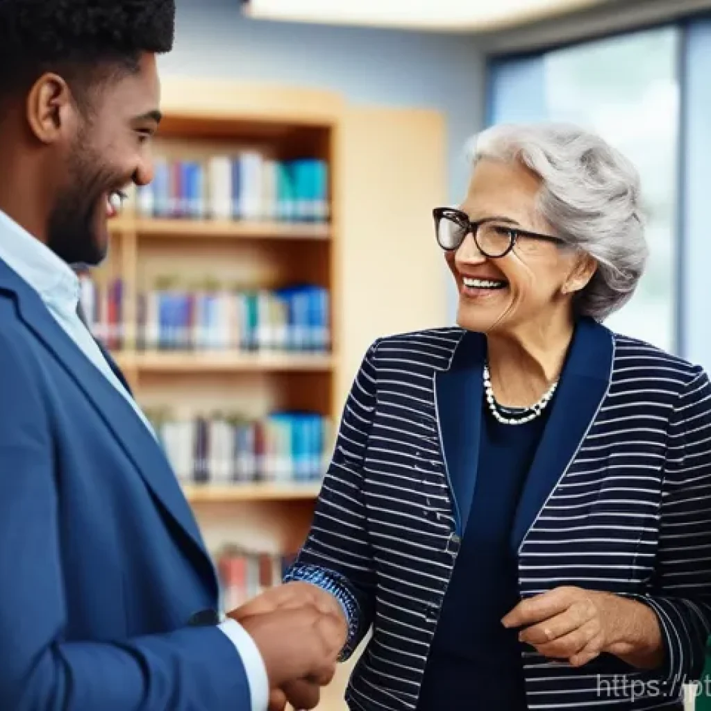 간학문적 연구에서의 성과 공유 방법 - **Prompt:** A vibrant and engaging scene in a modern community center or library. A diverse group of...